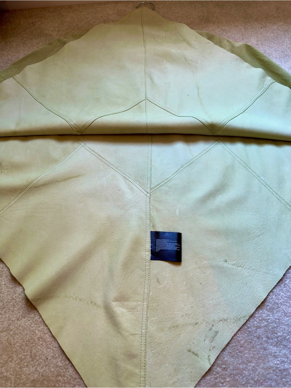 Bernardo Light Sage Suede Poncho Tunic - Picture 4 of 4